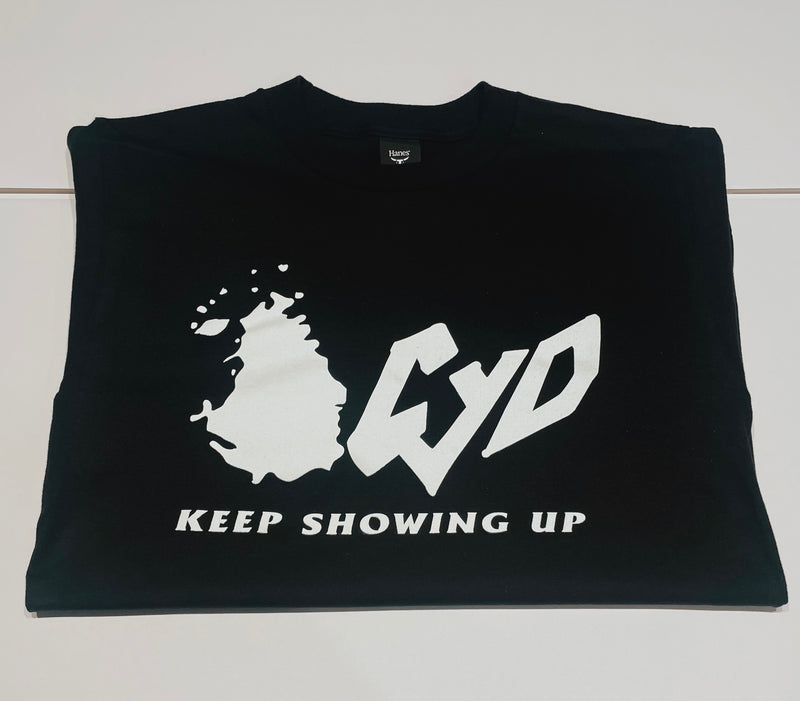 Frontin’ Black Tee